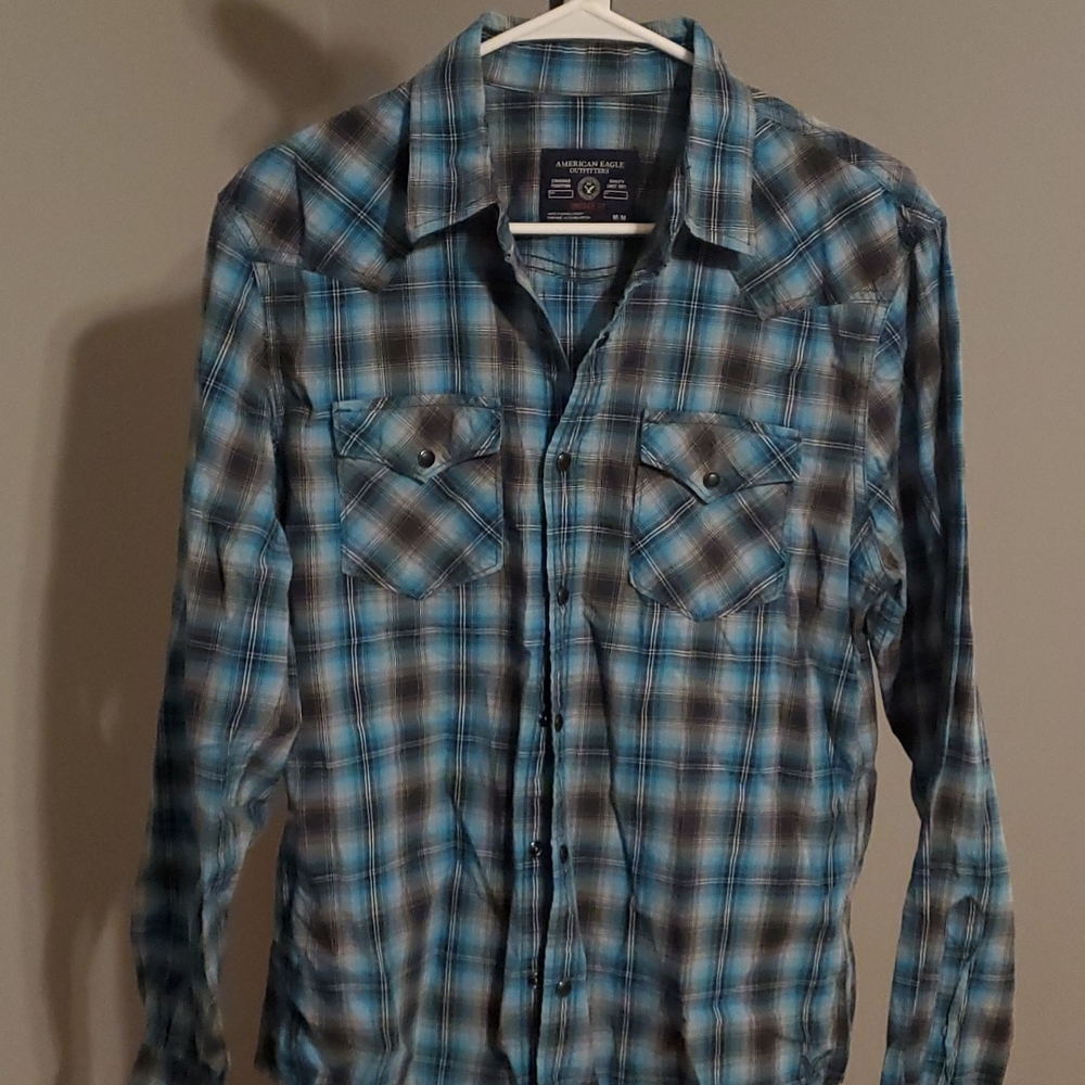 American Eagle Men's Vintage fit button up